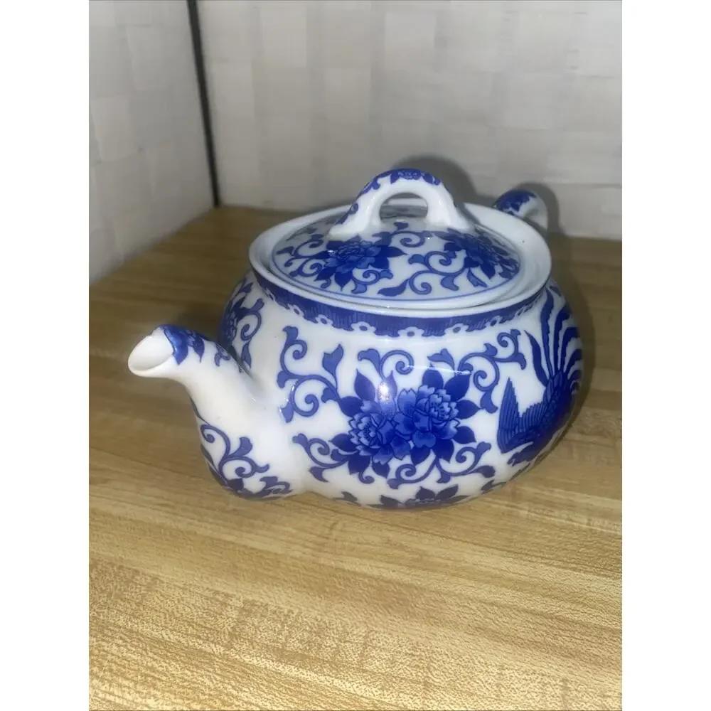 Early 1900s NORITAKE Howo Pattern TEAPOT PHOENIX BIRD Japan Spout Closed Handle